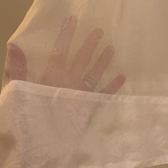 Sheer Cream Top - Picture 2 of 5